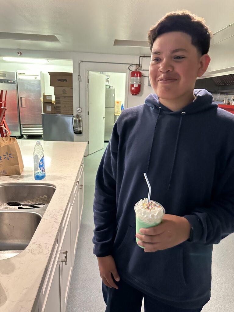 Teens Go Green With Shamrock Shakes for St. Patrick's Day - Boys ...